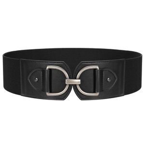 5297 Women Wide Elastic Waist Belt- Fashion Stretchy For Dresses
